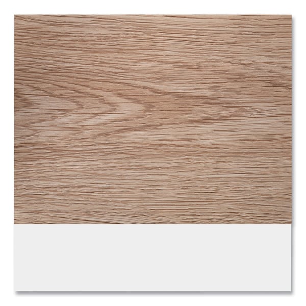 Workspace By Alera L-Shaped Writing Desk, 59.05in x 59.05in x 29.53in, Beigewood/White - ALEWSL5959WB