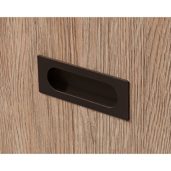 Sauder 20 in D X 71.969 in H, 32.992 in W X Engineered wood, Brushed Oak - 443701
