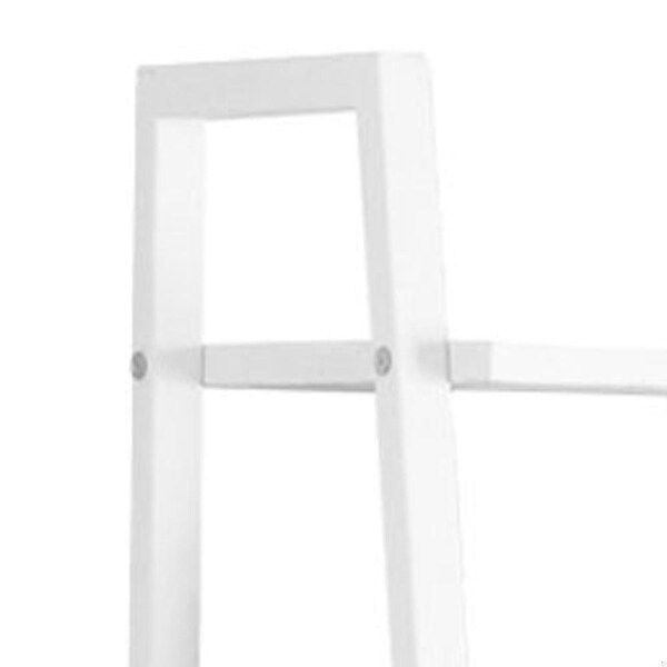 Homeroots 60.25 in. White MDF & White Metal Computer Desk - 333397
