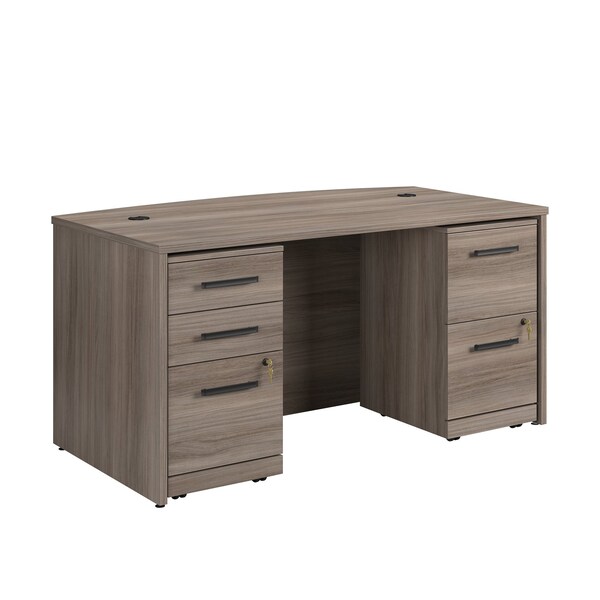 Officeworks By Sauder Affirm 60 in. Bow, 3 D P, 2 D Ped He Ste A3 - 431830