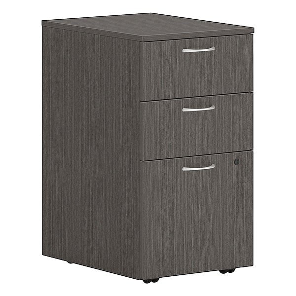 Hon Desk Pedestal, 20 in D X 28 in H, 15 in W X Laminate, Slate Teak - HLPLPMBBF.LSL1