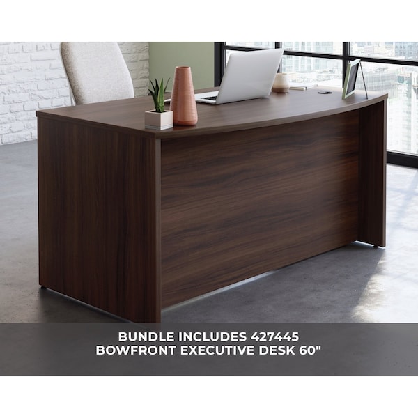 Officeworks By Sauder Affirm 60 in. Bow & 3 Drwr Ped Ne Ste A2 - 431858