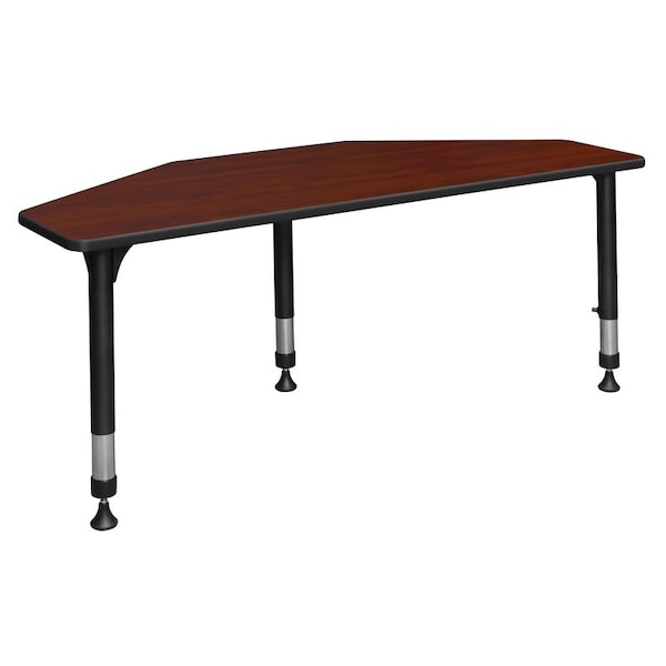 Regency Classroom Desk Desks > School Desks > I-Promise Desks, 24 D X 23-34 H, 60 W X Wood|Metal, Cherry - IP2SD6024CH