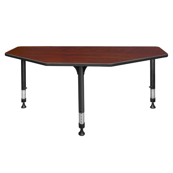 Regency Classroom Desk Desks > School Desks > I-Promise Desks, 24 D X 23-34 H, 60 W X Wood|Metal, Cherry - IP2SD6024CH