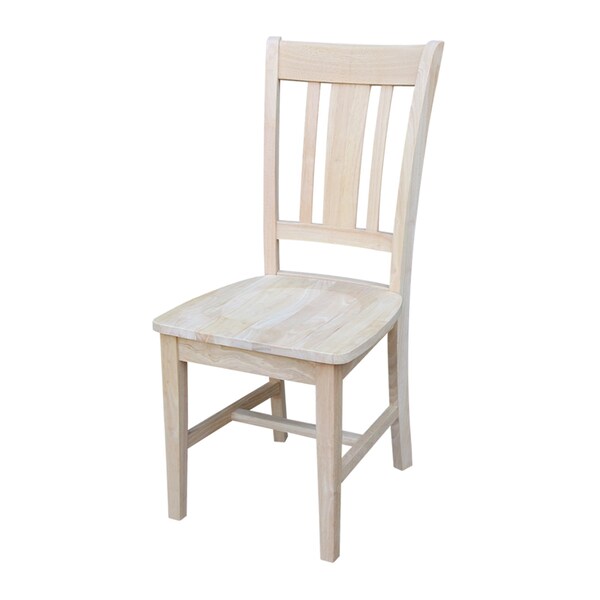 International Concepts Serendipity Desk with 2 Drawers and Chair, Unfinished - K-OF-69-C10