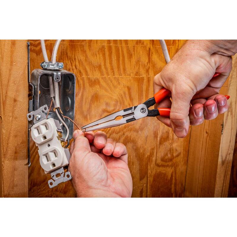 Crescent 6 in. Long Nose Plier with Dipped Grips - Z6546-06
