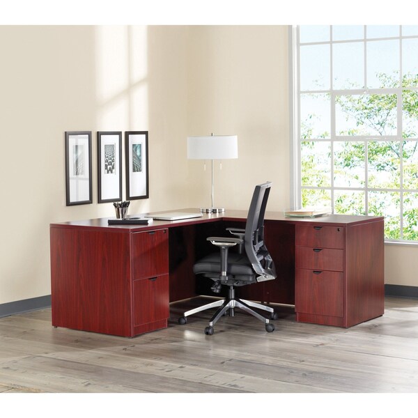 Lorell Prominence 2.0 Mahogany Laminate Bridge - PB2448MY