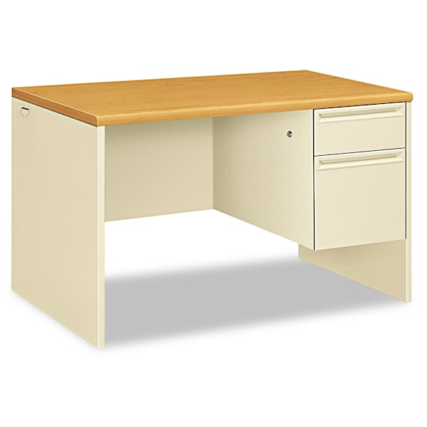 Hon Pedestal Desk Right Pedestal Desk, 30 in D X 29-1/2 in H, 48" W X - H38251.C.L
