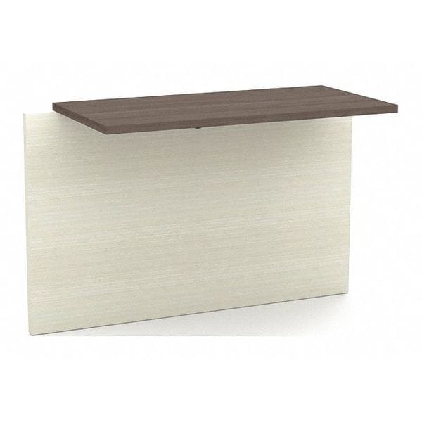 Prestige Bridge Bridge, White, Choc, Antigua, 19.8" D X 30.4" H, 39.4" W X Melamine, Antigua - 99820-1152