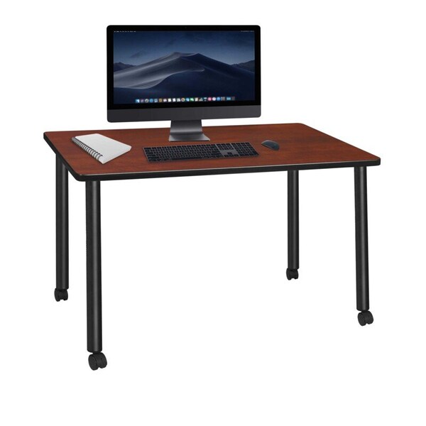Regency Desk Shells, 24 D X 29 H, 48 W X Wood, Metal, Cherry - MDCL4824CHBK