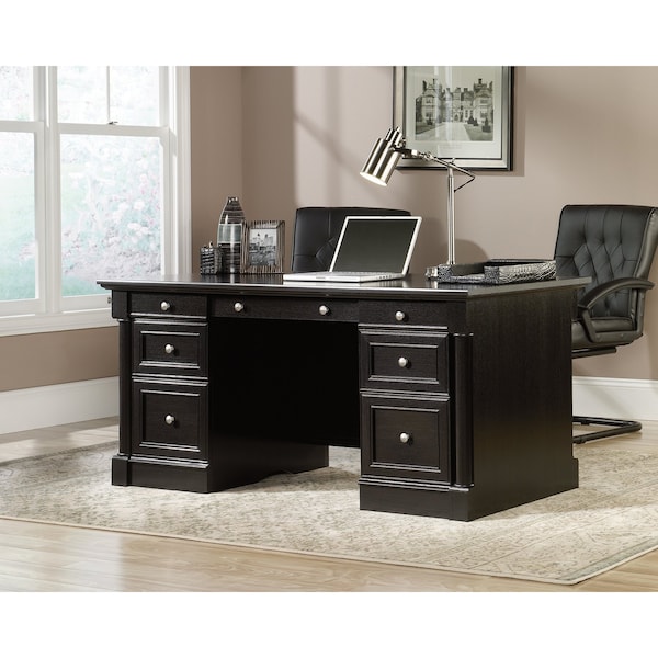 Sauder 29.53 in D X 29.61 in H, 65.12 in W X Engineered wood - 416513