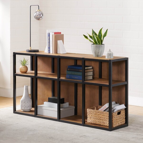 Alaterre Furniture 55 D X 30 H, 55 W X Acacia, Natural Aged Brown - ANLO0833