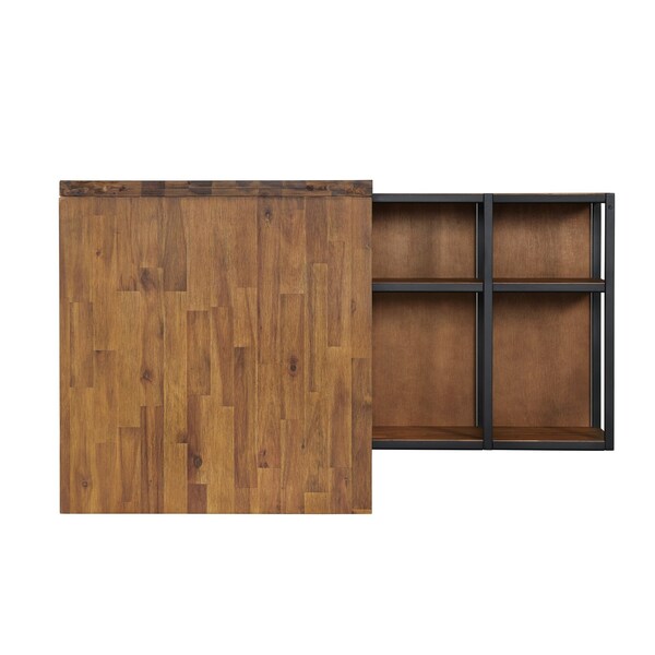 Alaterre Furniture 55 D X 30 H, 55 W X Acacia, Natural Aged Brown - ANLO0833