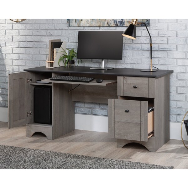 Sauder 23.46 in D X 29.02 in H, 59.45 in W X Engineered wood - 433953