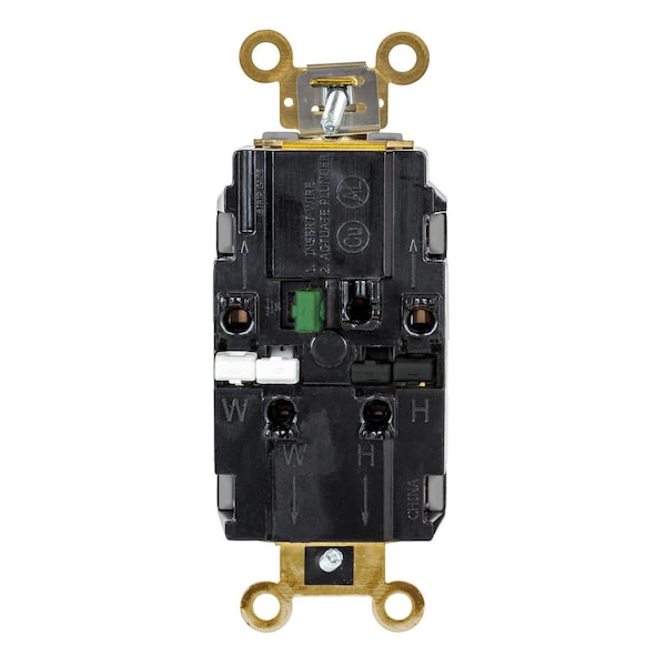 Hubbell Receptacle, 1 hp, 125V AC, NEMA 5-20R - HBL5362STGY