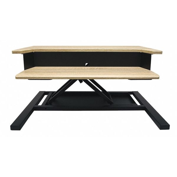 Luxor Standing Desk Desk Converter, Standing, Level Up 32 Pro, 23-1/2" D X 5-3/4" to 15-3/4" H, 32" W X - CVTR PRO-WO