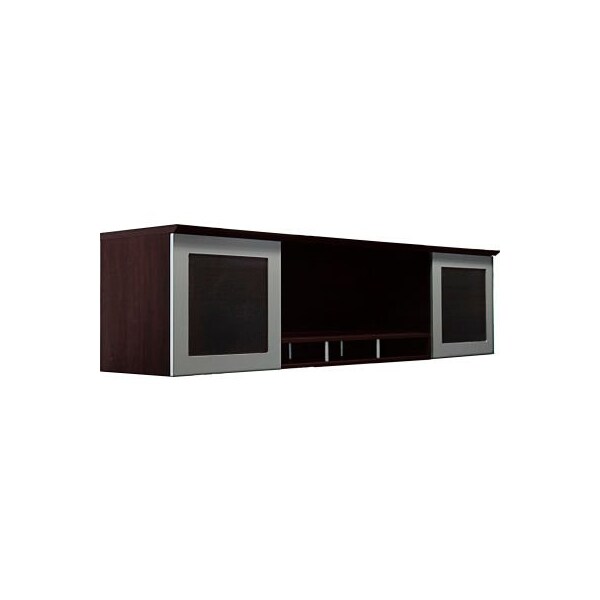 Safco Safco Medina 72"W Hutch 72"W x 15"D x 50-1/2"H Mocha - MNH72LDC