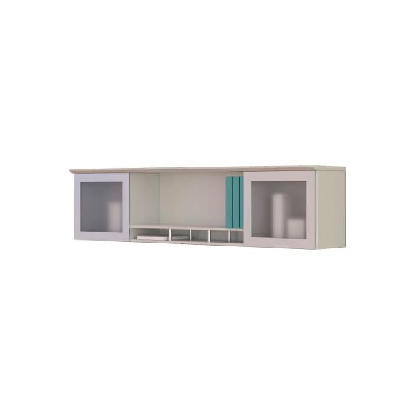 Safco Safco Medina 72"W Hutch 72"W x 15"D x 50-1/2"H Sea Salt - MNH72TSS