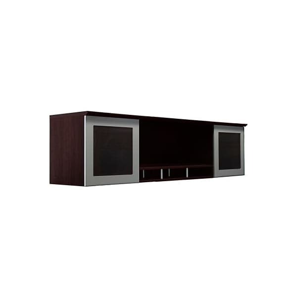 Safco Safco Medina 63"W Hutch 63"W x 15"D x 50-1/2"H Mocha - MNH63LDC
