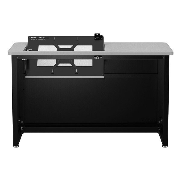 Versadesk Computer Desk, 24 in D X 29 in H, 48 in W X - RSD4824-BG
