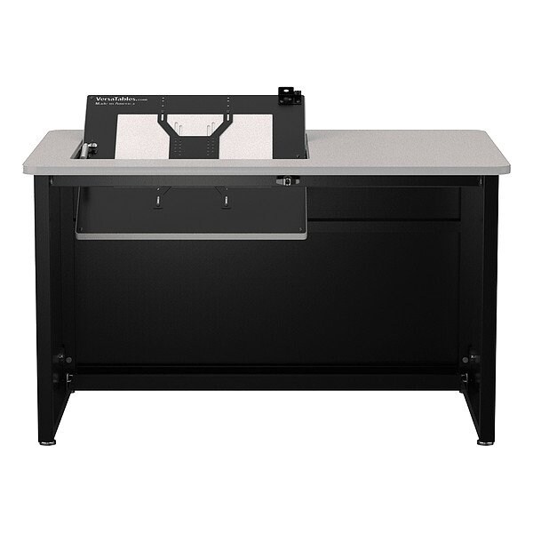 Versadesk Computer Desk, 30 in D X 29 in H, 48 in W X - RSD4830-BG