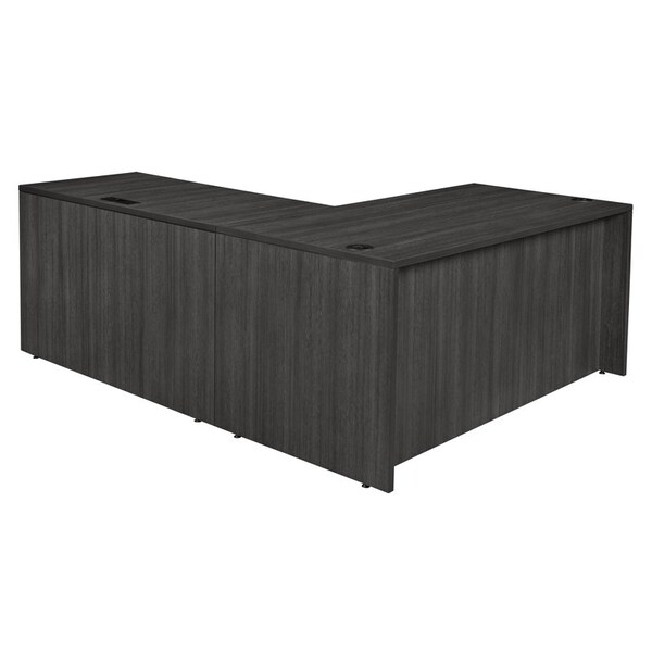 Regency Legacy L-Desks, 77 D X 29 H, 66 W X Wood, Ash Grey - LLDS663047AG