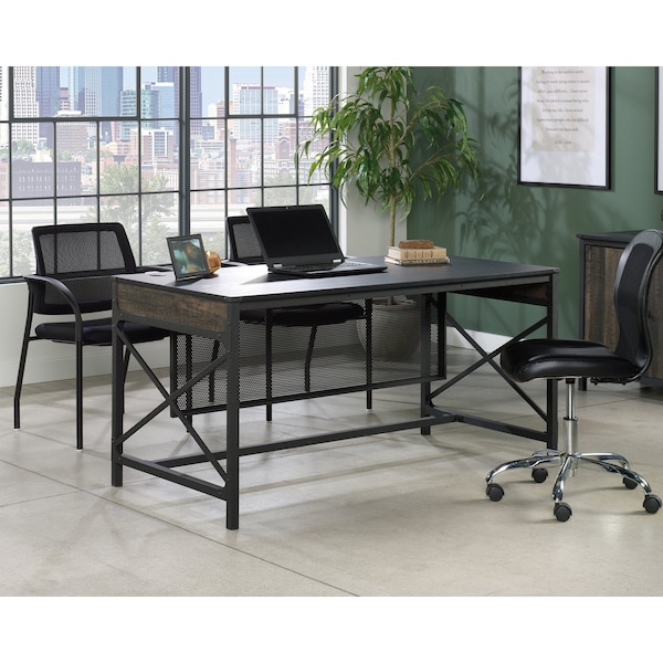 Worksense By Sauder 30.08 in D X 29.53 in H, 58.9 in W X Engineered wood, Metal - 428155