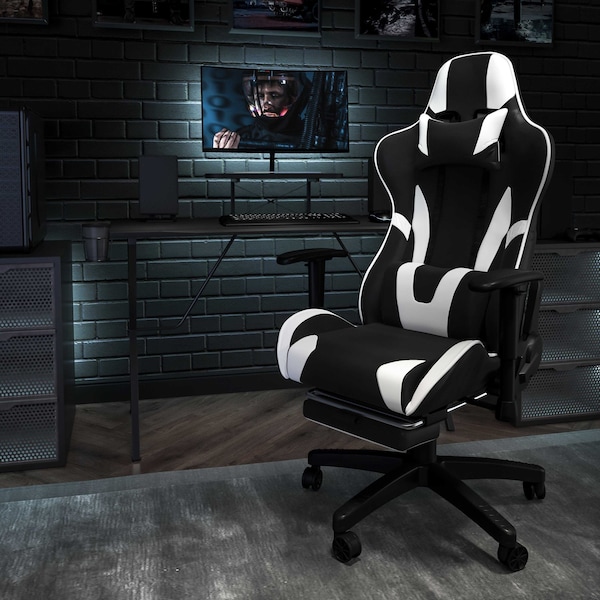 Flash Furniture Black Gaming Desk and Chair Set - BLN-X30RSG1031-BK-GG