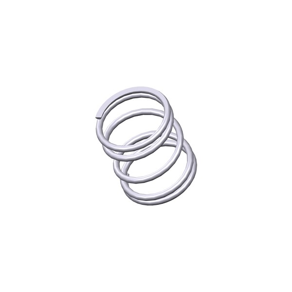 Approved Vendor Compression Spring, O=1.109, L= 1.28, W= .091 R - G809970648
