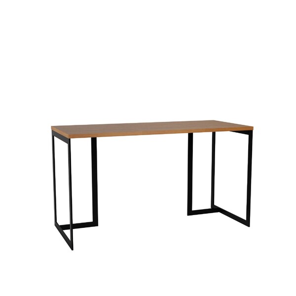 Manhattan Comfort Desk, 29.8 in H, 23.43 in W X Maple Cream - 72751