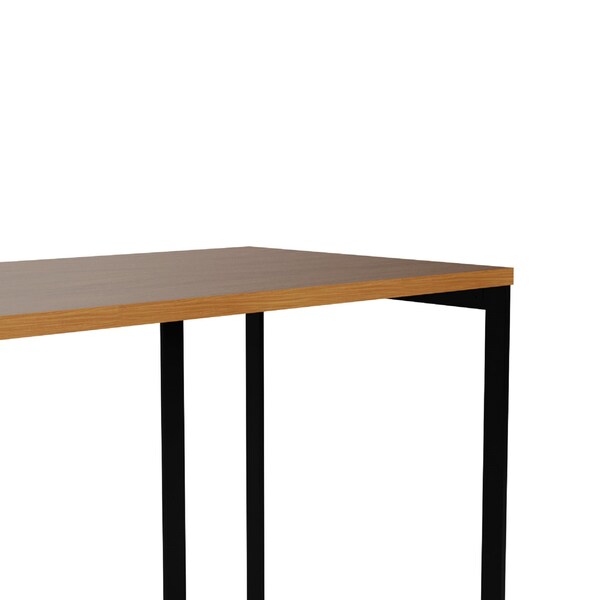 Manhattan Comfort Desk, 29.8 in H, 23.43 in W X Maple Cream - 72751