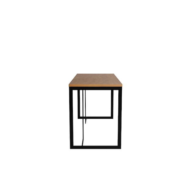 Manhattan Comfort Desk, 29.8 in H, 23.43 in W X Maple Cream - 72751