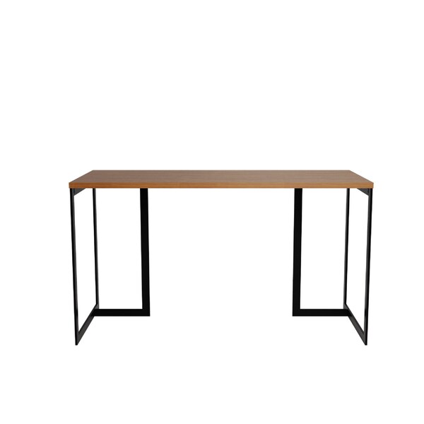 Manhattan Comfort Desk, 29.8 in H, 23.43 in W X Maple Cream - 72751