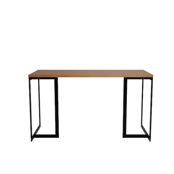Manhattan Comfort Desk, 29.8 in H, 23.43 in W X Maple Cream - 72751