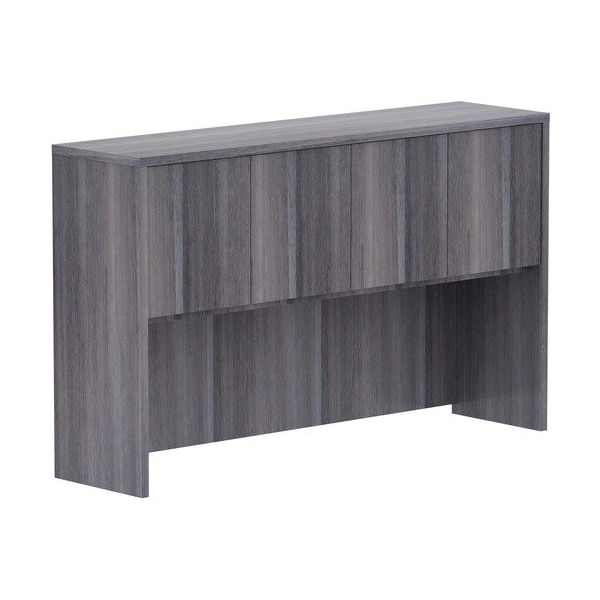 Lorell Hutch, w/Doors, 60inx15inx36in, Weathered Charcoal - LLR69620
