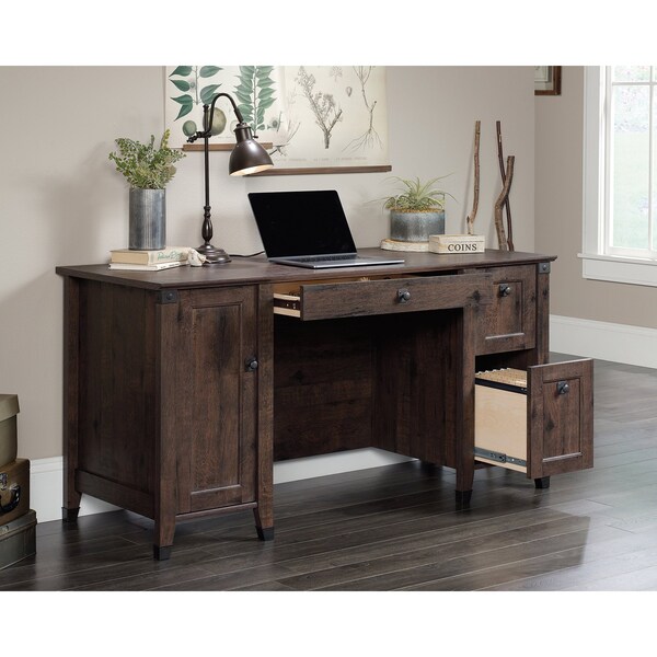Sauder 23.46 in D X 29.53 in H, 59.06 in W X Engineered wood - 422350