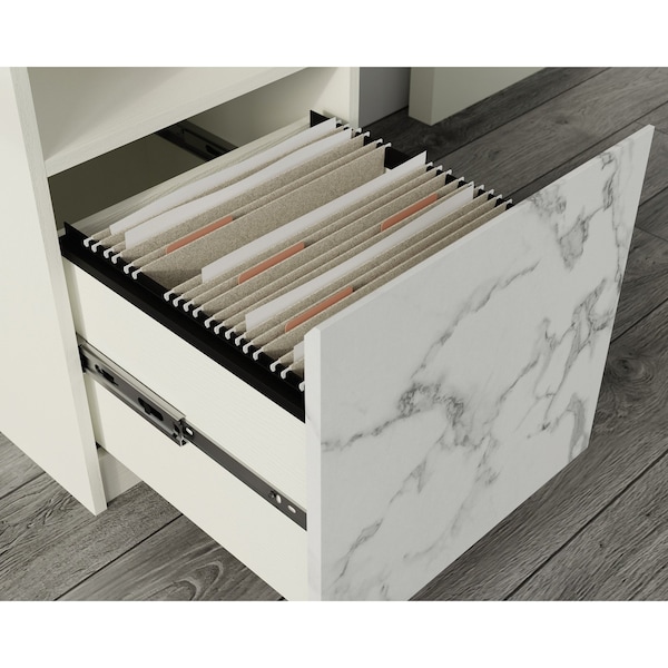 Sauder 47.24 in D X 30 in H, 59.06 in W X Engineered wood - 432018