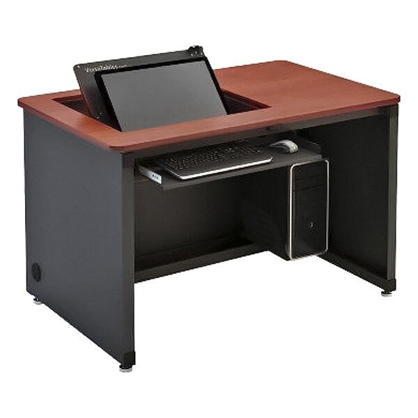Versadesk Computer Desk, 24 in D X 29 in H, 36 in W X - RSD3624-BC