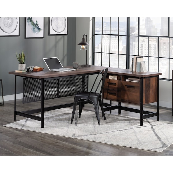 Sauder 65.98 in D X 29.76 in H, 65.98 in W X Engineered wood, Metal - 430071