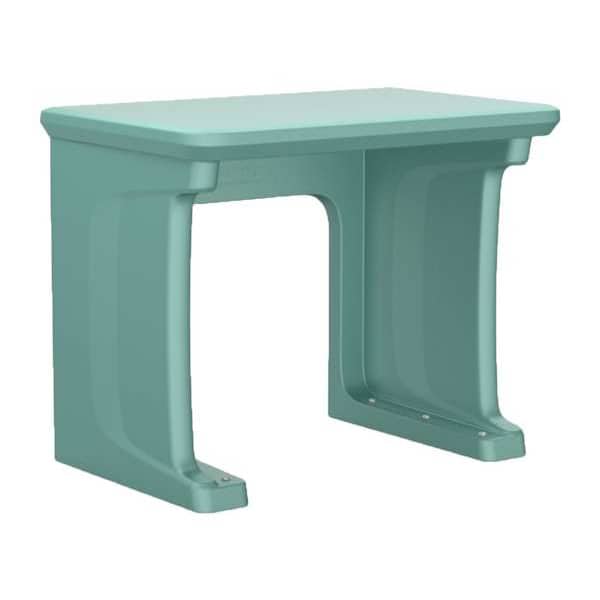 Cortech Freestanding Desk, 24 in D X 29 in H, 36 in W X Aqua - 7607AQ