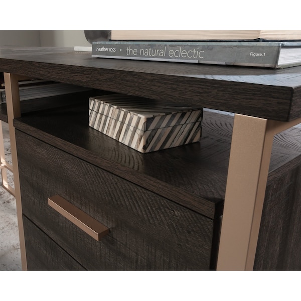 Sauder 60.08 in D X 30.08 in H, 60.08 in W X Engineered wood, Metal - 433372