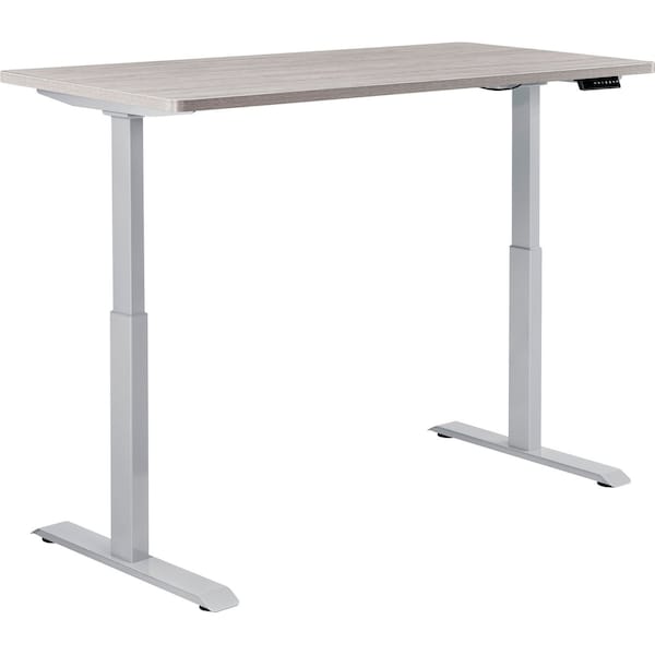 Interion By Global Industrial Sit Stand Desk, 30 in D X 28 to 46 in H, 48 in W X - 695779GYGY