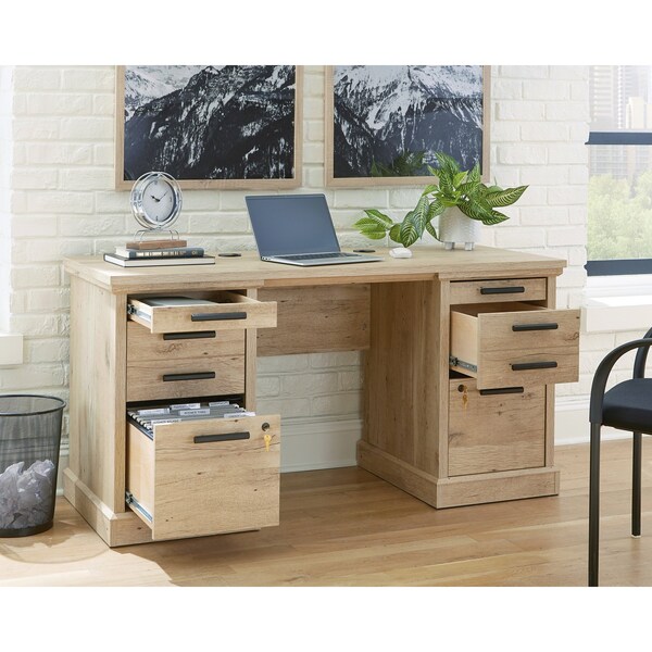 Worksense By Sauder 23.46 in D X 29.72 in H, 59.06 in W X Engineered wood - 427801