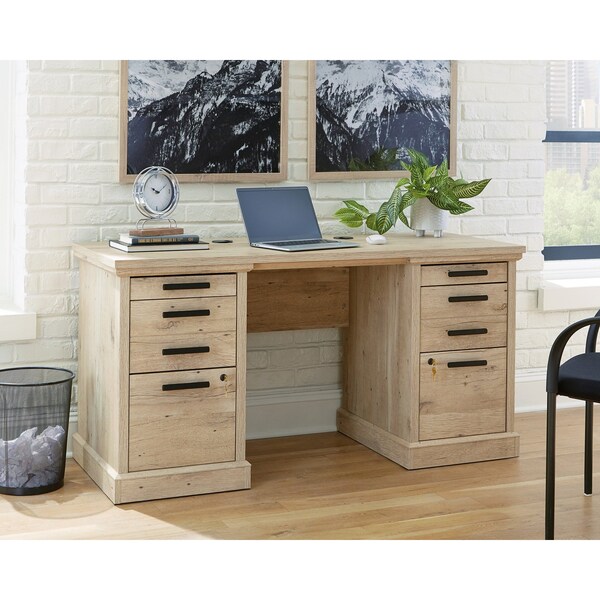 Worksense By Sauder 23.46 in D X 29.72 in H, 59.06 in W X Engineered wood - 427801