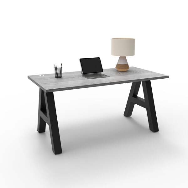 We'Re It A-Frame Writing Desk W/ Modesty Panel, 30 in D X 30 in H, 72 in W X Laminate - AF7230-MOD-GO