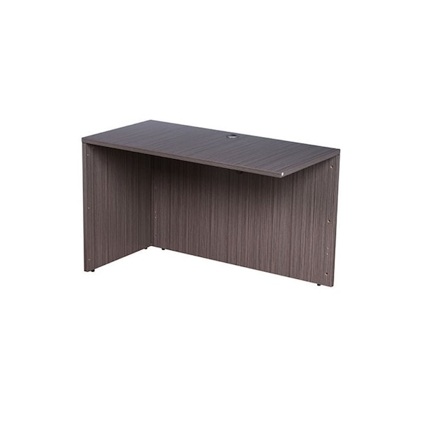 Boss Desk Return Return-Reversible, Driftwood, 24" x 48", Driftwood - N145-DW