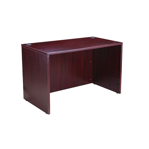 Boss Desk Shell Desk Shell 48" x 24", Mahogany, Wood - N104-M