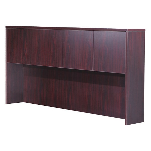 Boss Hutch With Doors, Mahogany, 71"x15"x36" - N144-M