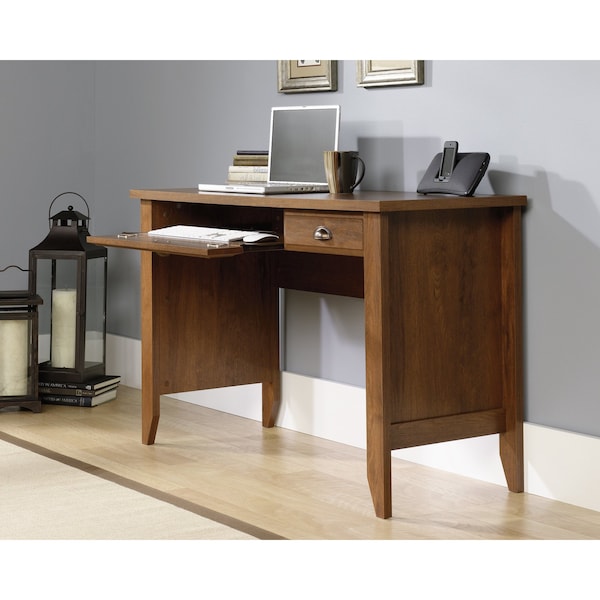 Sauder Computer Desk, 19.45 in D X 30.28 in H, 47.16 in W X Engineered wood - 410416