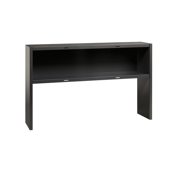 Hirsh Desk Hutch, 36 in H, 59 in W X Metal, Black - 20562
